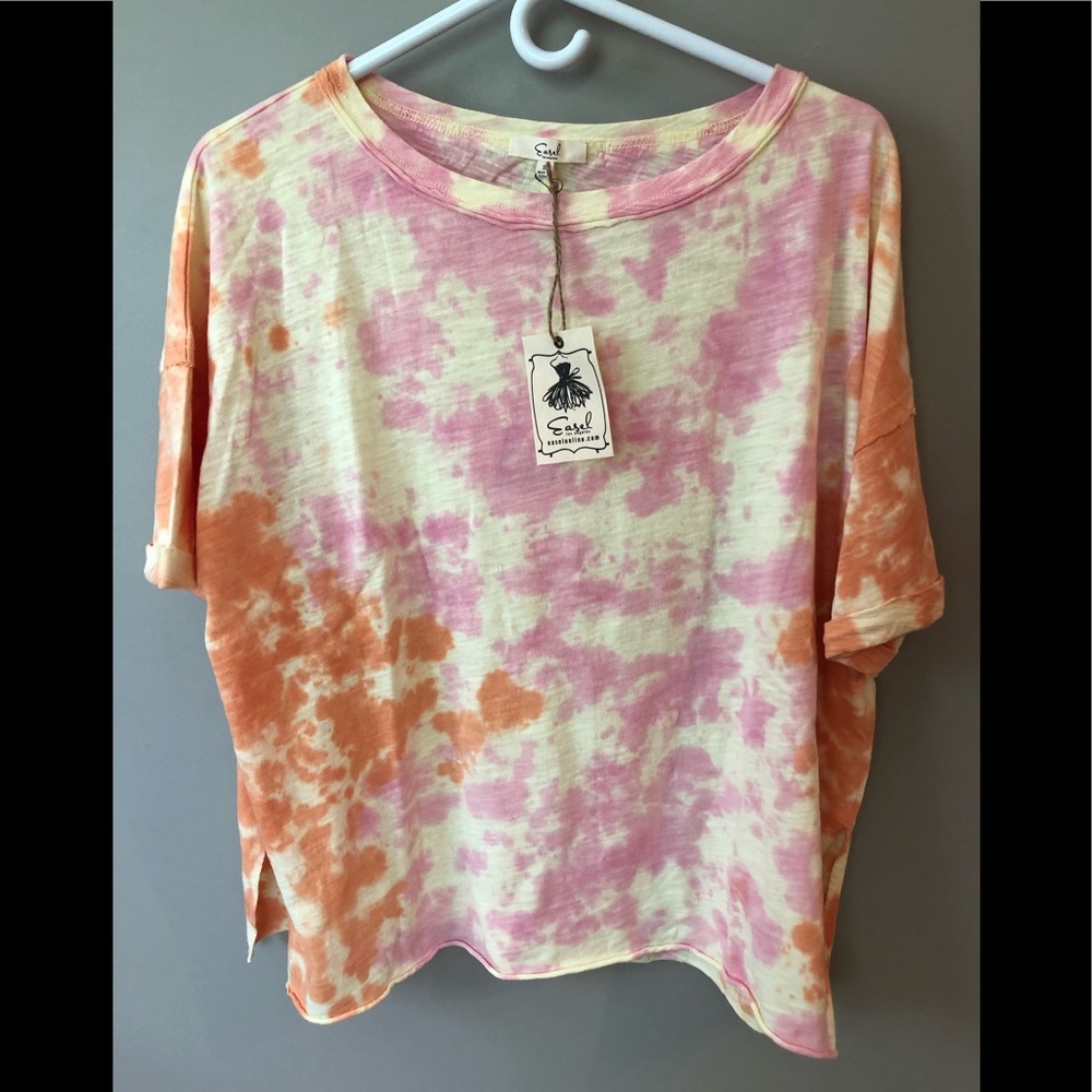 Easel Oversized Tie Dye Tee